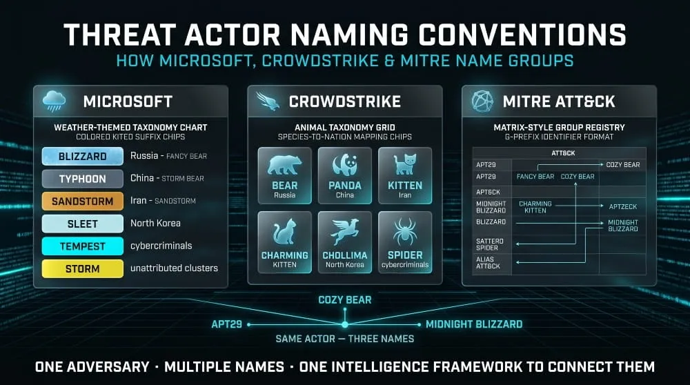 Threat Actor Naming Conventions