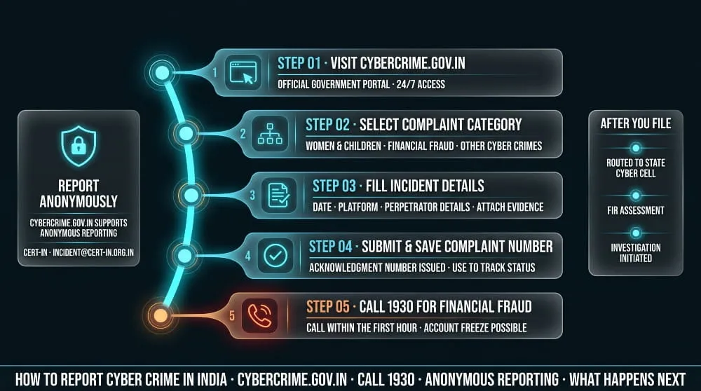 How to Report Cyber Crime in India
