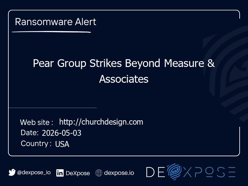 Pear Group Strikes Beyond Measure & Associates