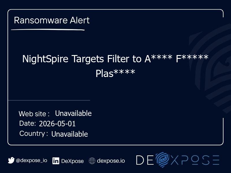NightSpire Targets Filter to A**** F***** Plas****