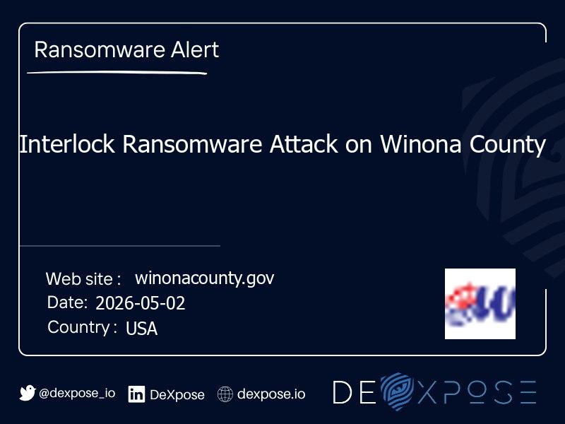 Interlock Ransomware Attack on Winona County