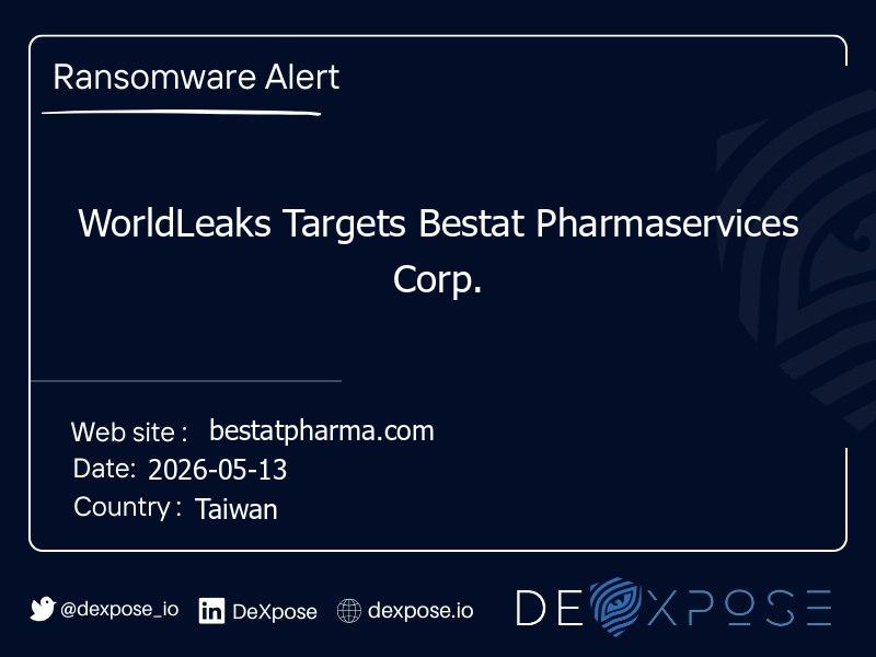 WorldLeaks Targets Bestat Pharmaservices Corp.