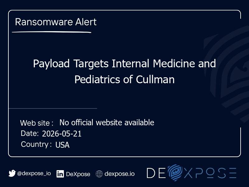 Payload Targets Internal Medicine and Pediatrics of Cullman