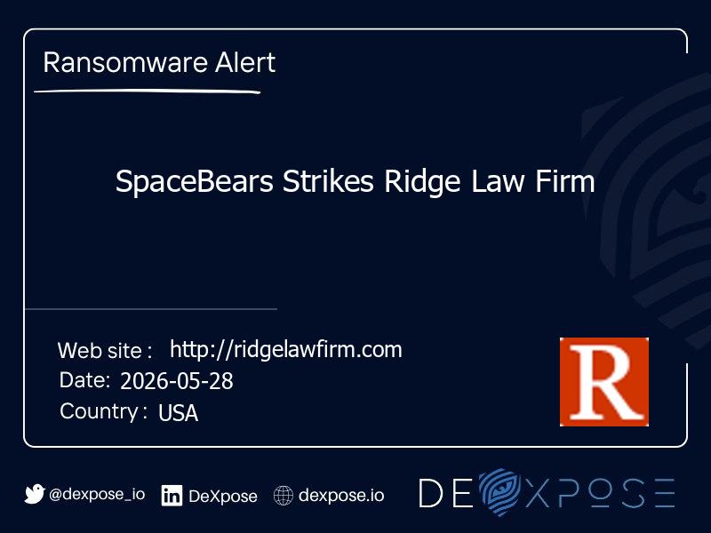 SpaceBears Strikes Ridge Law Firm
