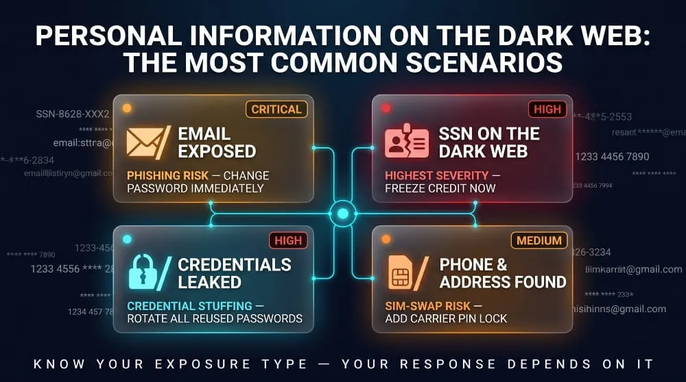 Personal Information on the Dark Web