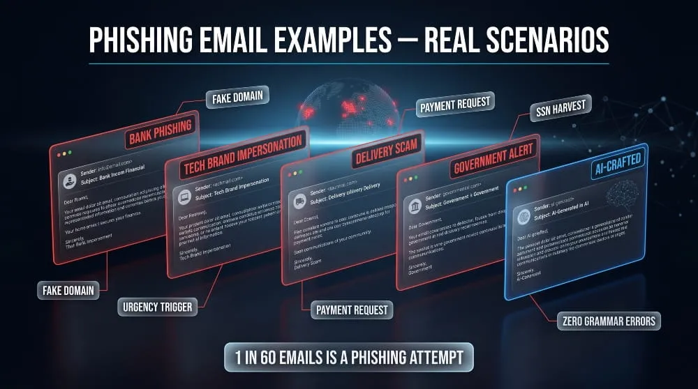 Phishing Email Examples