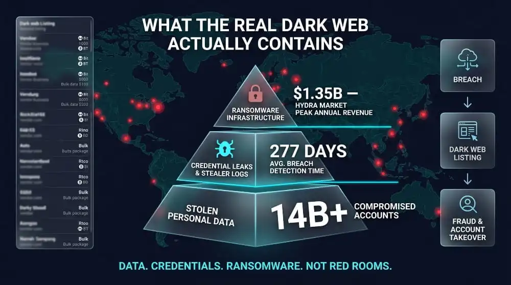 Real Dark Web Actually Contains