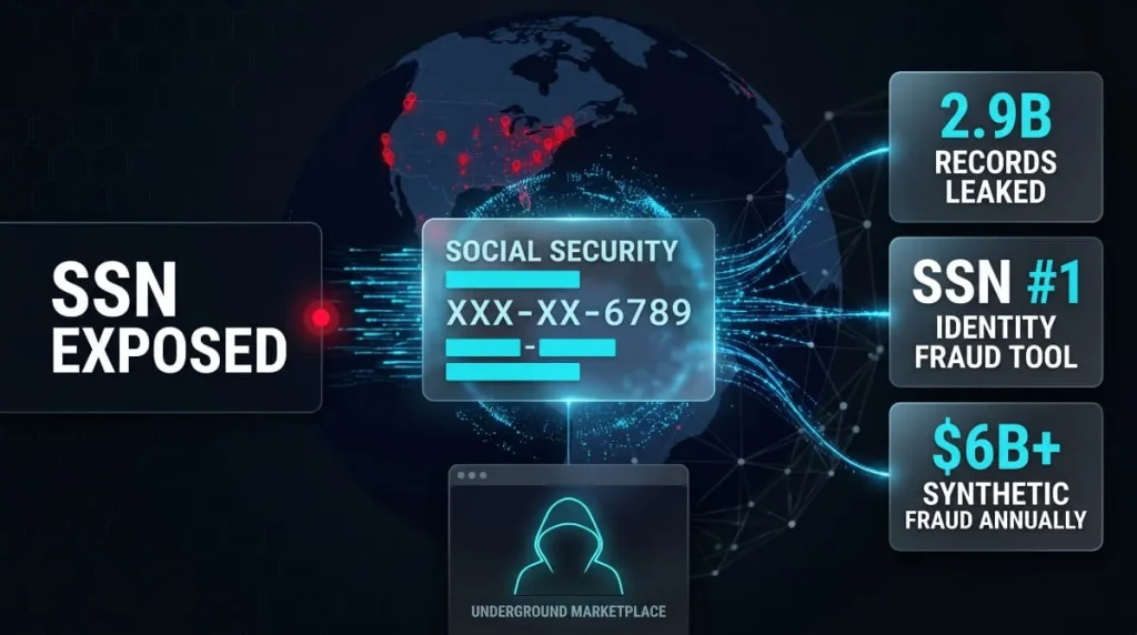 SSN on the Dark Web