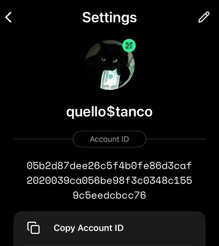 Session account using the name Quello$tanco