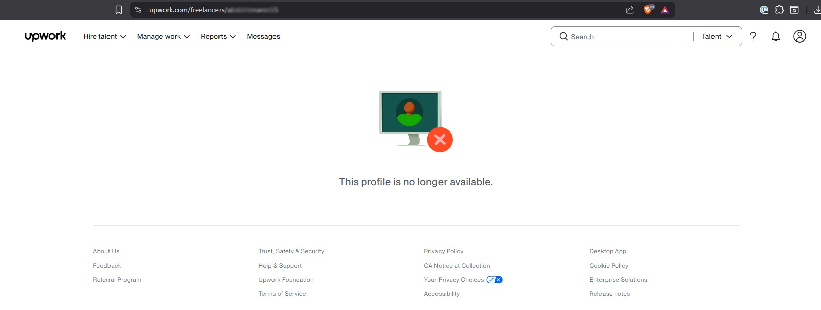 Increased traffic on the Upwork and LinkedIn accounts