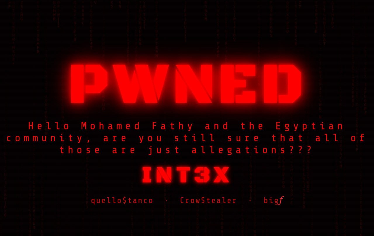 pat.edu.eg defacement message