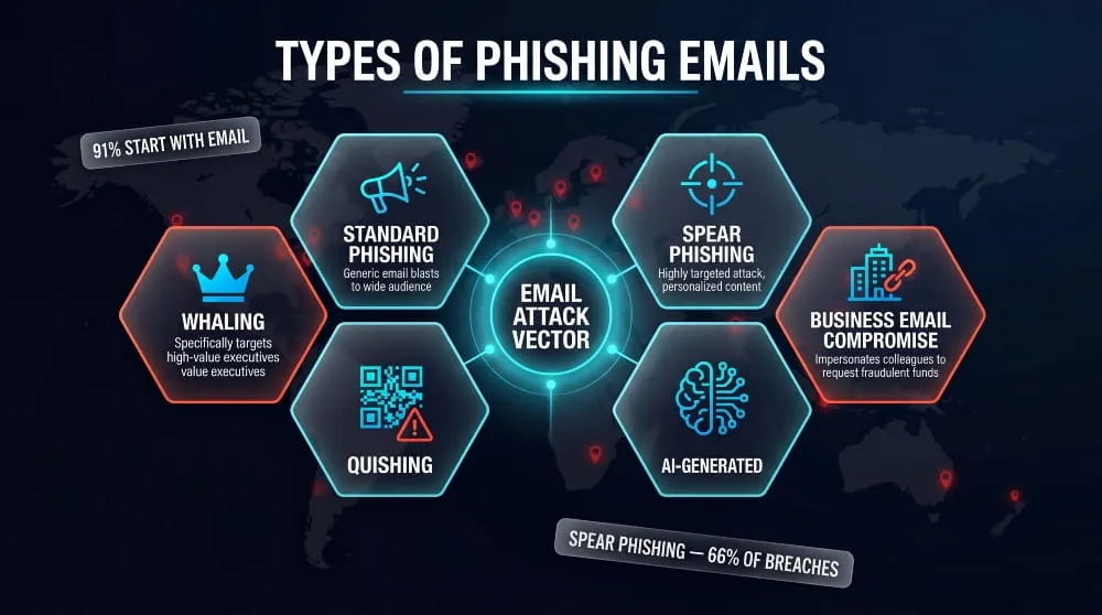 Types of Phishing Emails