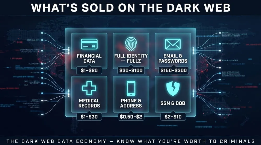 What Types of Personal Information Are Sold on the Dark Web
