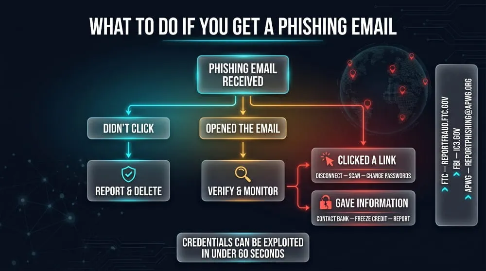 What to Do If You Get a Phishing Email