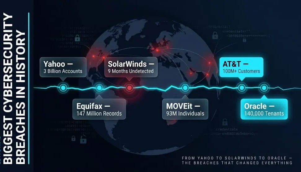 Biggest Cybersecurity Breaches