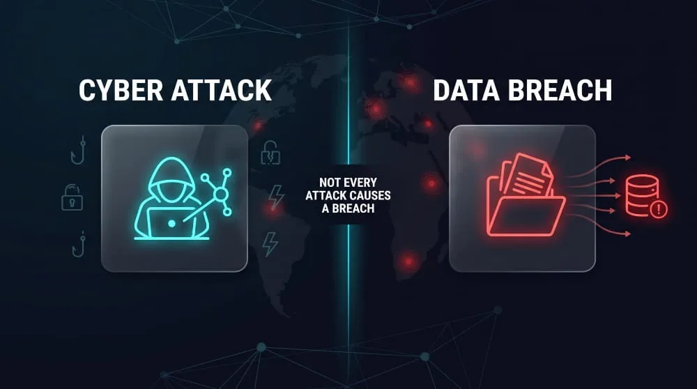 Cyber Attack vs. Data Breach