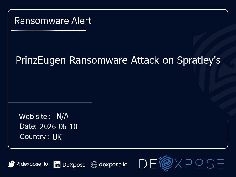 PrinzEugen Ransomware Attack on Spratley's