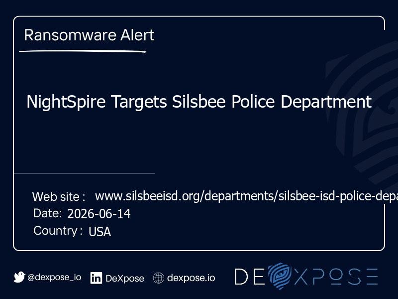 NightSpire Targets Silsbee Police Department