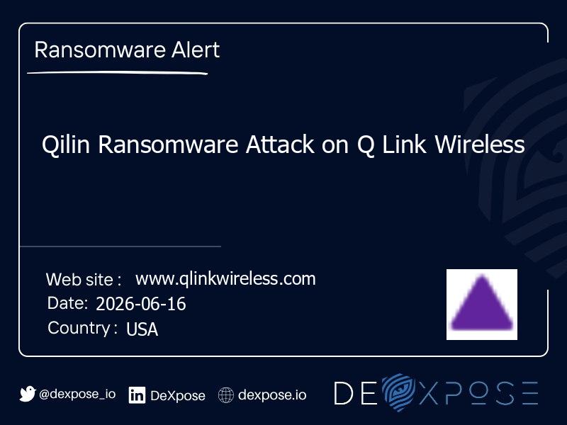 Qilin Ransomware Attack on Q Link Wireless