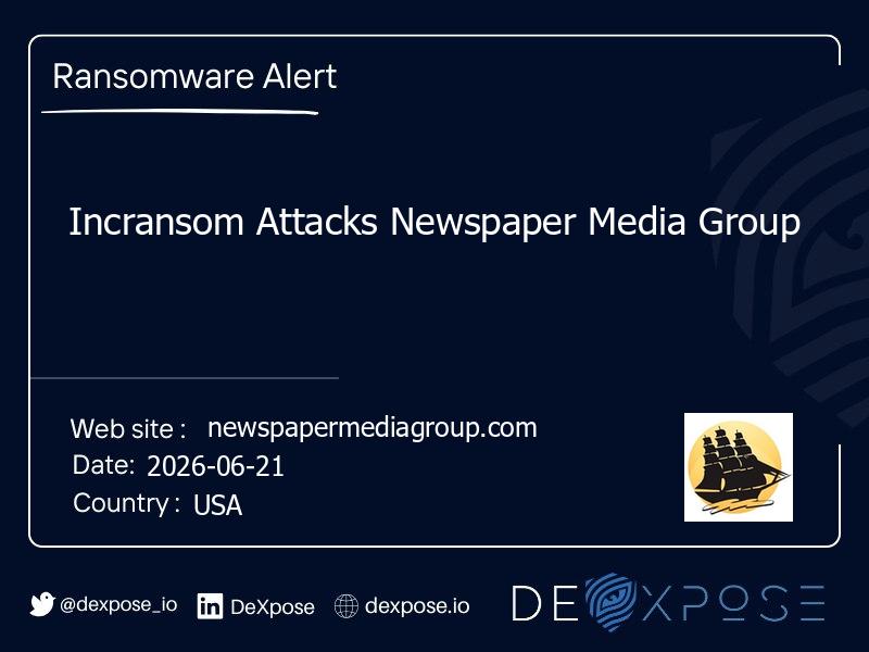 Incransom Attacks Newspaper Media Group