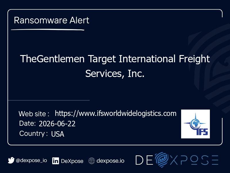TheGentlemen Target International Freight Services, Inc.