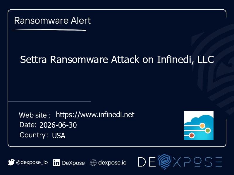 Settra Ransomware Attack on Infinedi, LLC