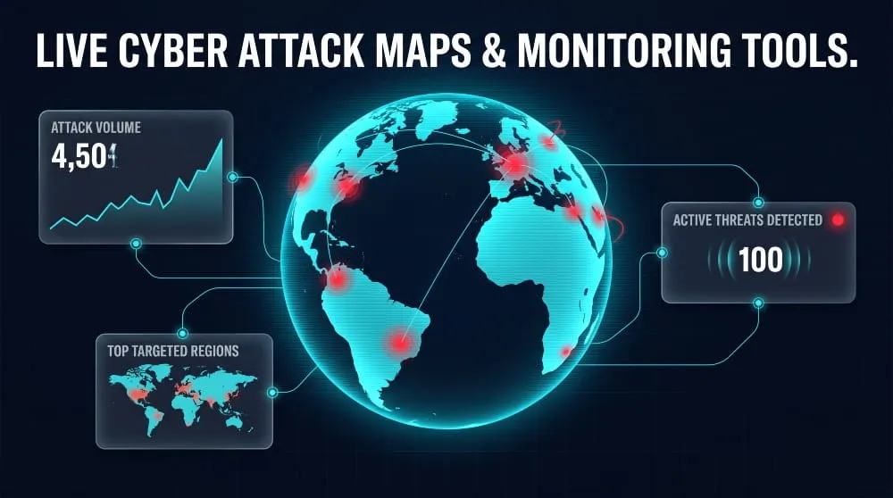 Live Cyber Attack Maps and Monitoring Tools