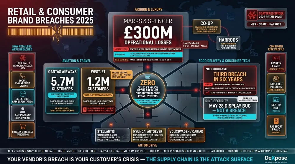 Retail and Consumer Brand Breaches 2025