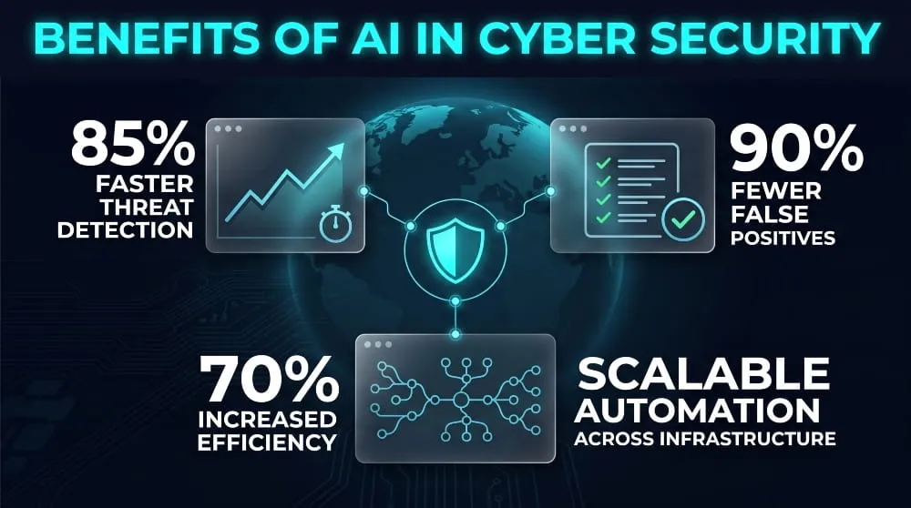 Benefits of AI in Cyber Security