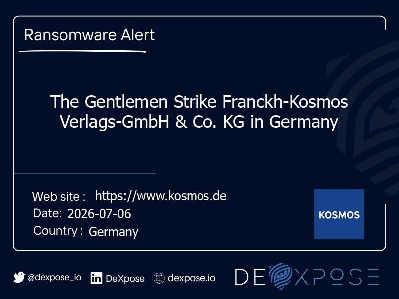 The Gentlemen Strike Franckh-Kosmos Verlags-GmbH & Co. KG in Germany