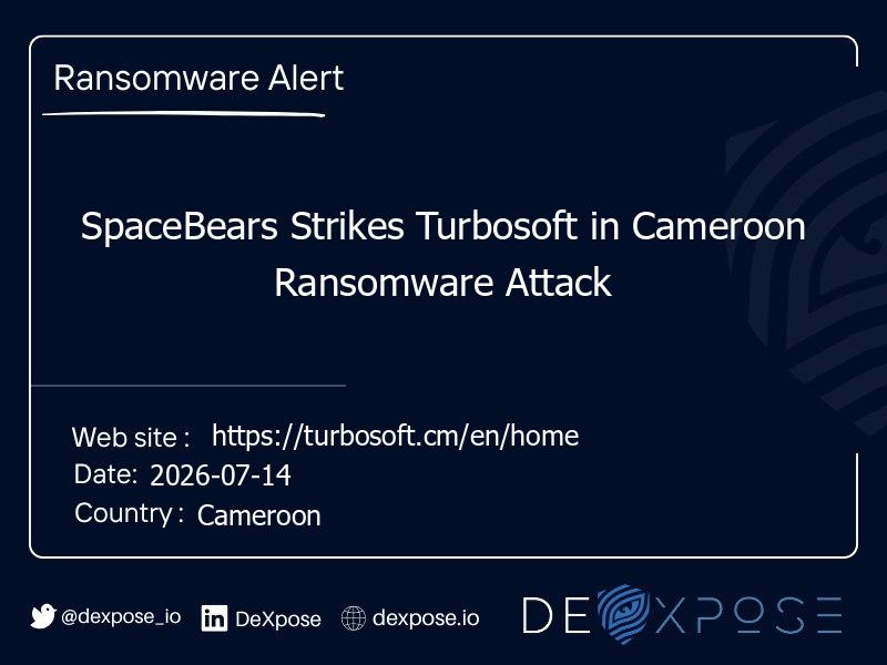 SpaceBears Strikes Turbosoft in Cameroon Ransomware Attack