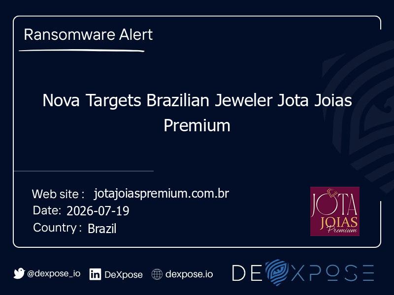 Nova Targets Brazilian Jeweler Jota Joias Premium