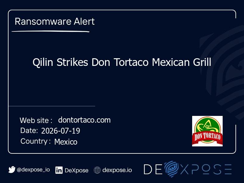 Qilin Strikes Don Tortaco Mexican Grill