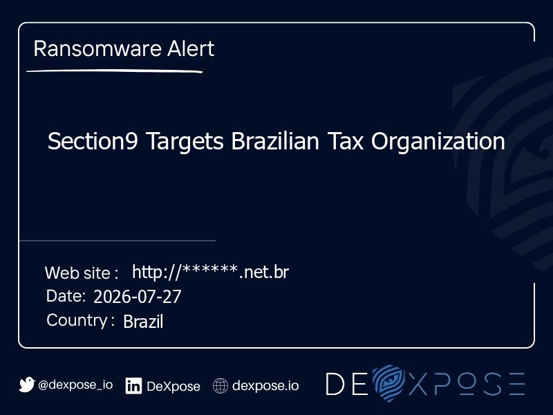 Section9 Targets Brazilian Tax Organization