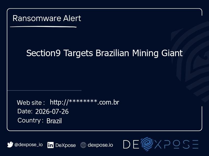 Section9 Targets Brazilian Mining Giant