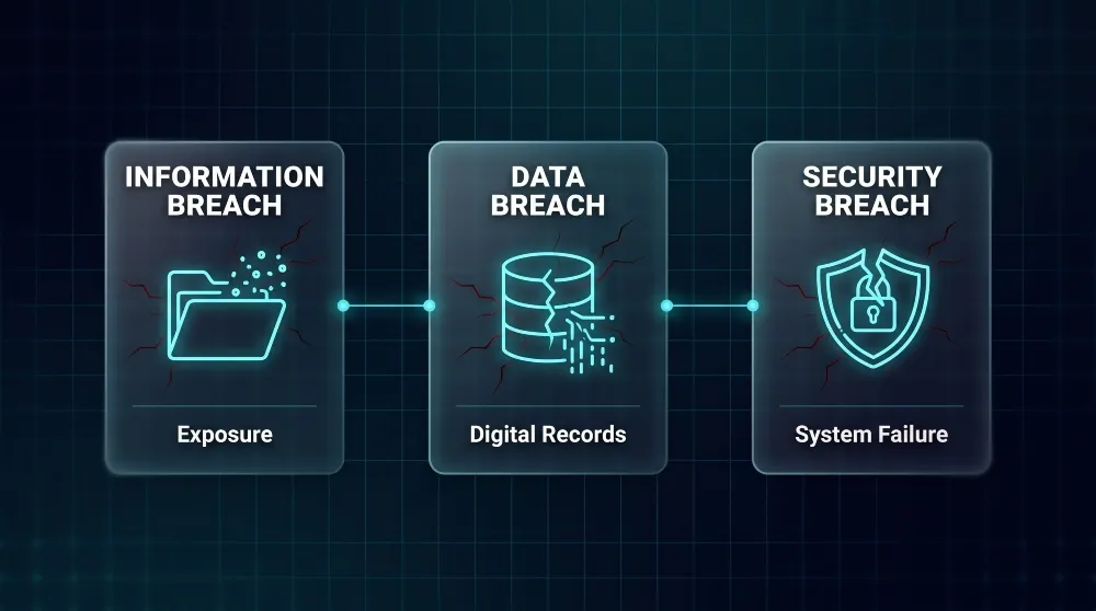 Information Breach vs. Data Breach vs. Security Breach