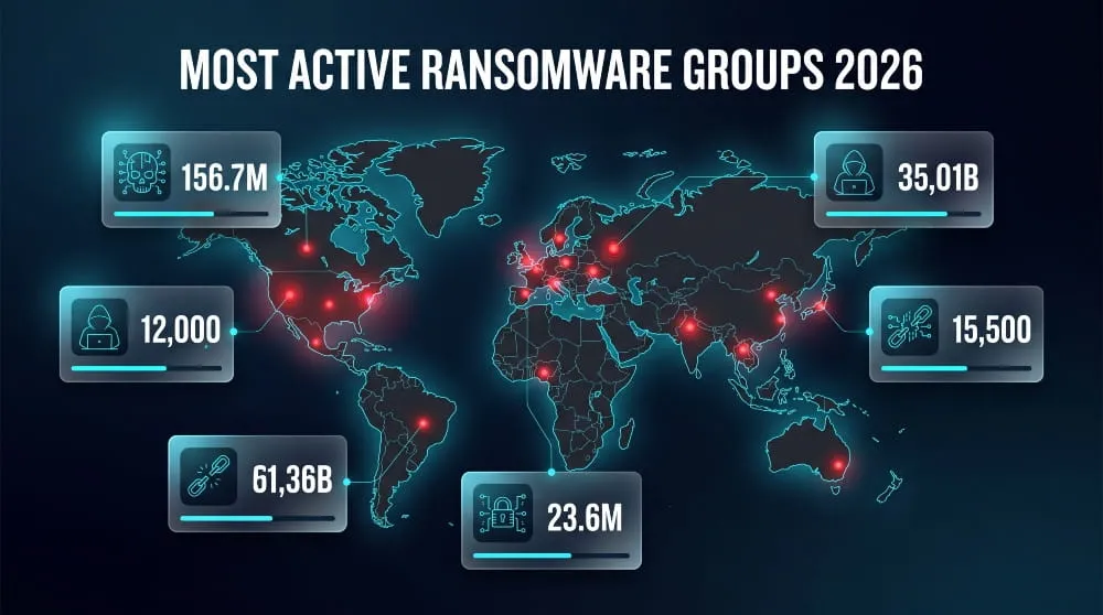 Most Active Ransomware Groups