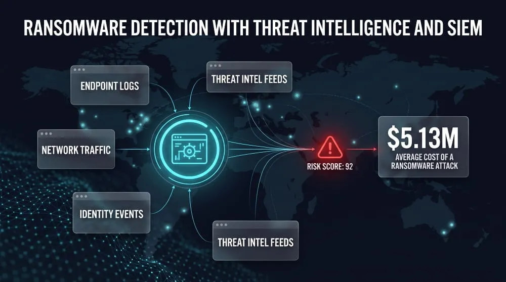 Ransomware Detection With Threat Intelligence and SIEM
