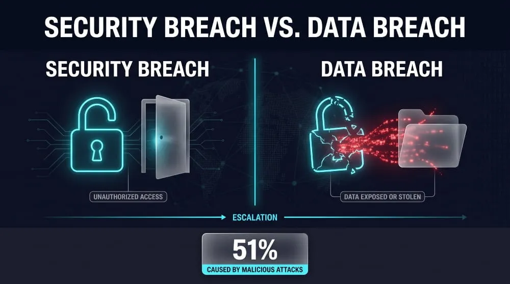 Security Breach vs. Data Breach
