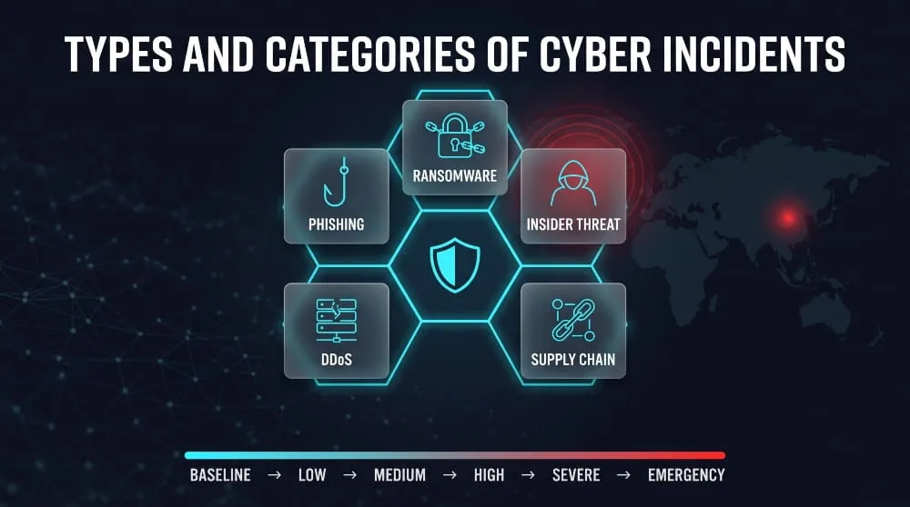 Types and Categories of Cyber Incidents