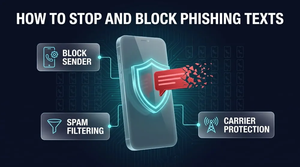 How to Stop and Block Phishing Texts