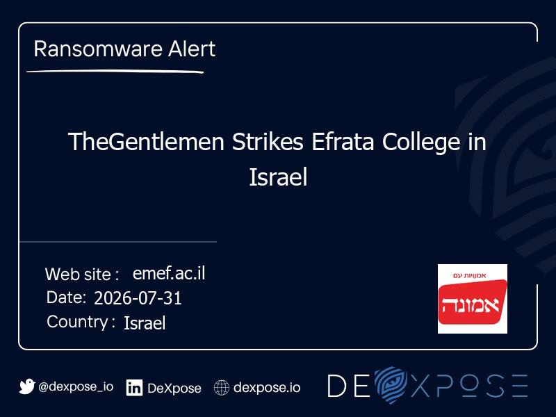 TheGentlemen Strikes Efrata College in Israel