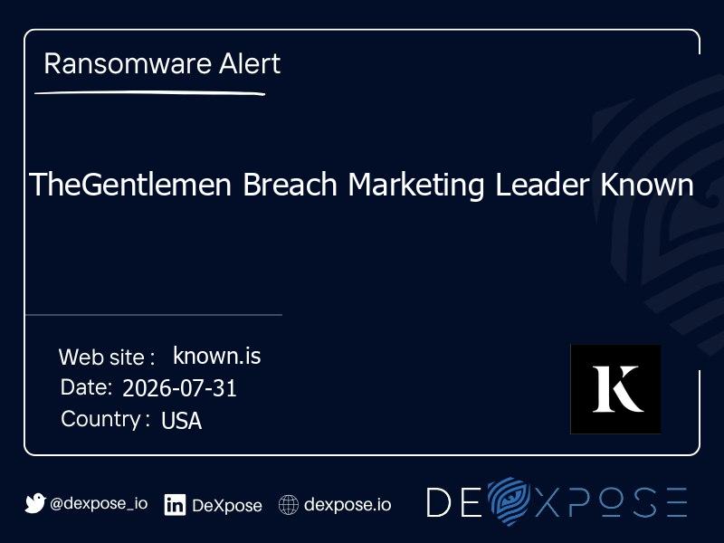 TheGentlemen Breach Marketing Leader Known