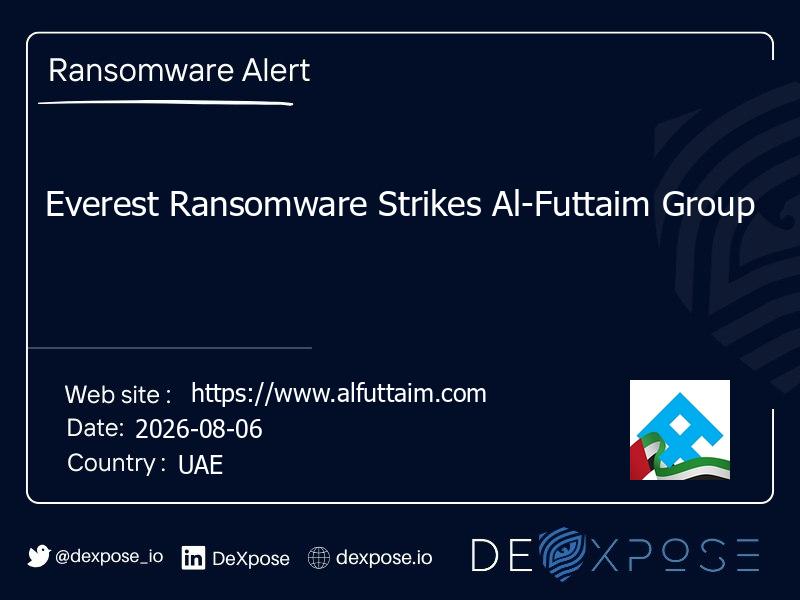 Everest Ransomware Strikes Al-Futtaim Group