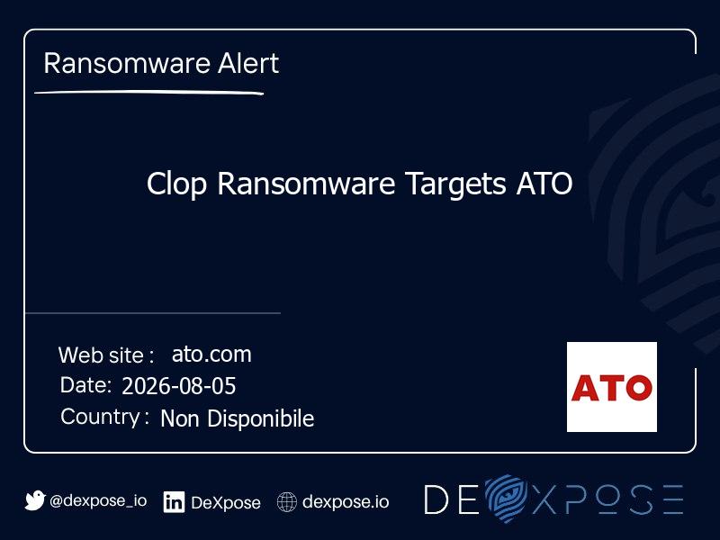 Clop Ransomware Targets ATO