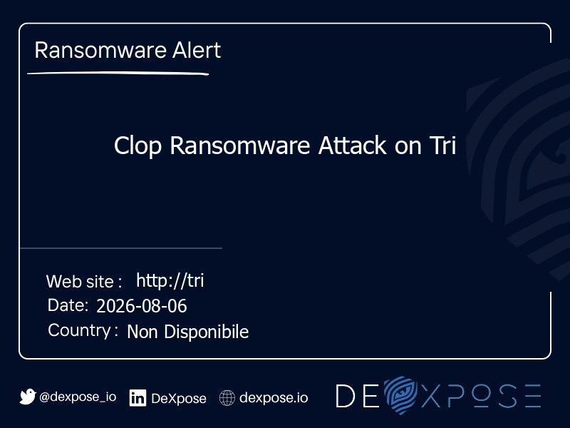 Clop Ransomware Attack on Tri
