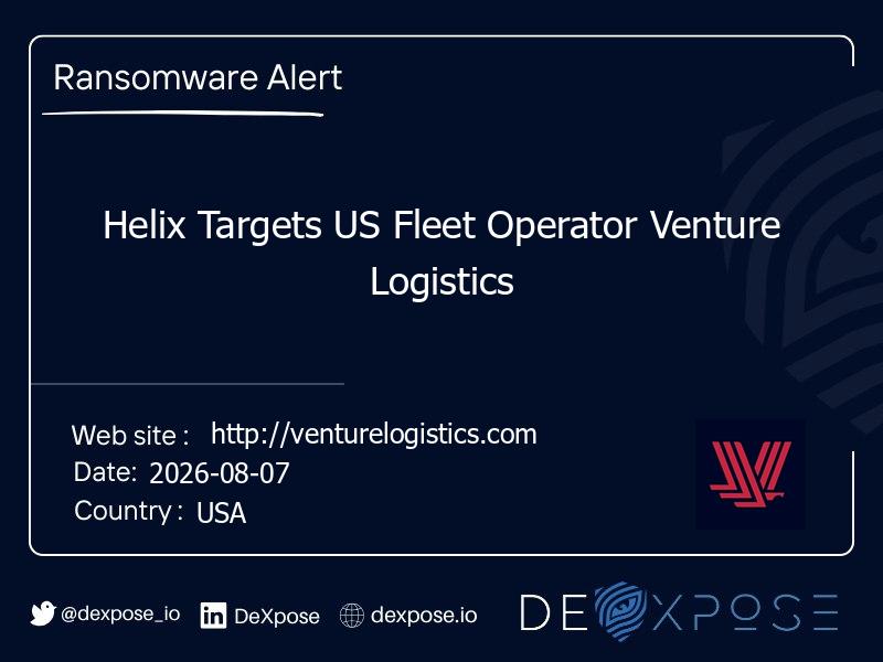 Helix Targets US Fleet Operator Venture Logistics