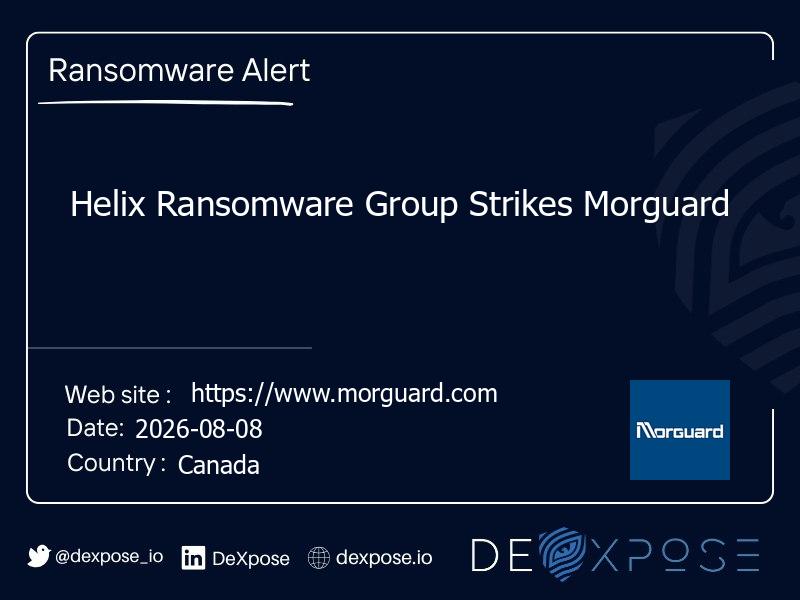 Helix Ransomware Group Strikes Morguard