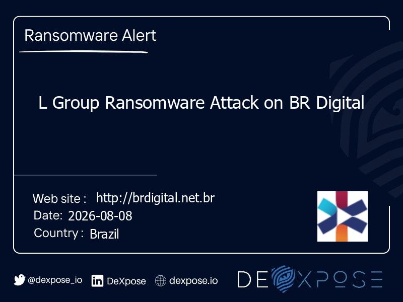 L Group Ransomware Attack on BR Digital