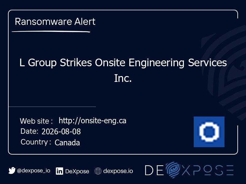 L Group Strikes Onsite Engineering Services Inc.